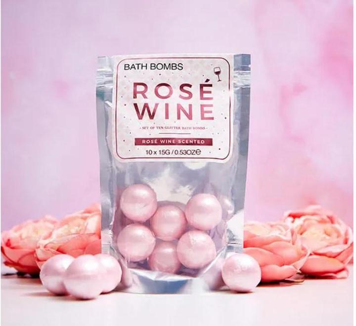 Actual product image TOP Rose wine bath bombs (Bath bombs)