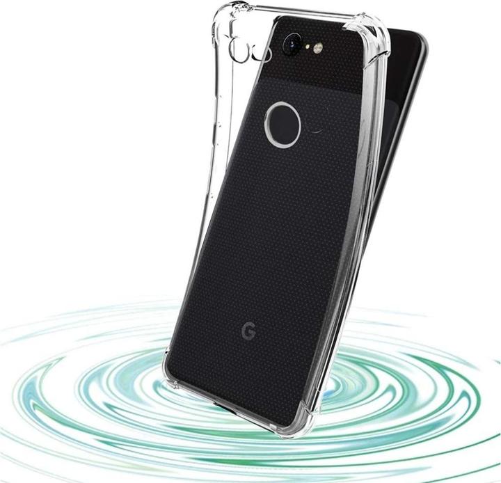 Actual product image Screenguard Google Pixel 3 Case Crystal Soft Airbag Bumper (Google Pixel 3)