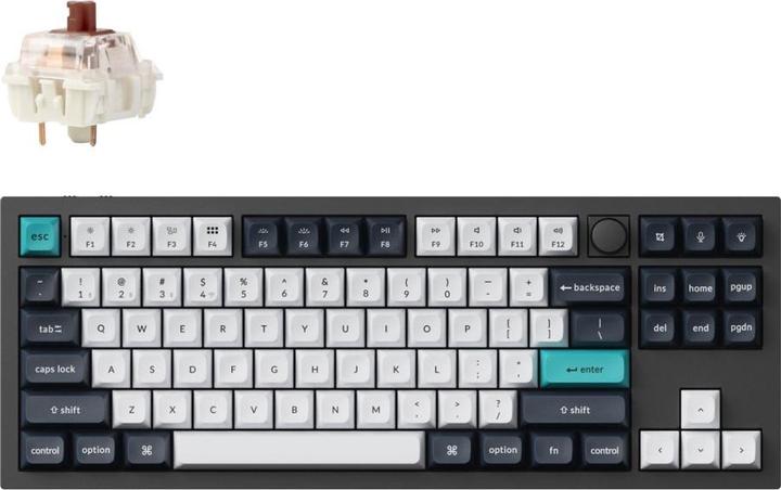 Image du produit Keychron Q3 MAX 80% Trådløst Clavier Brown switche