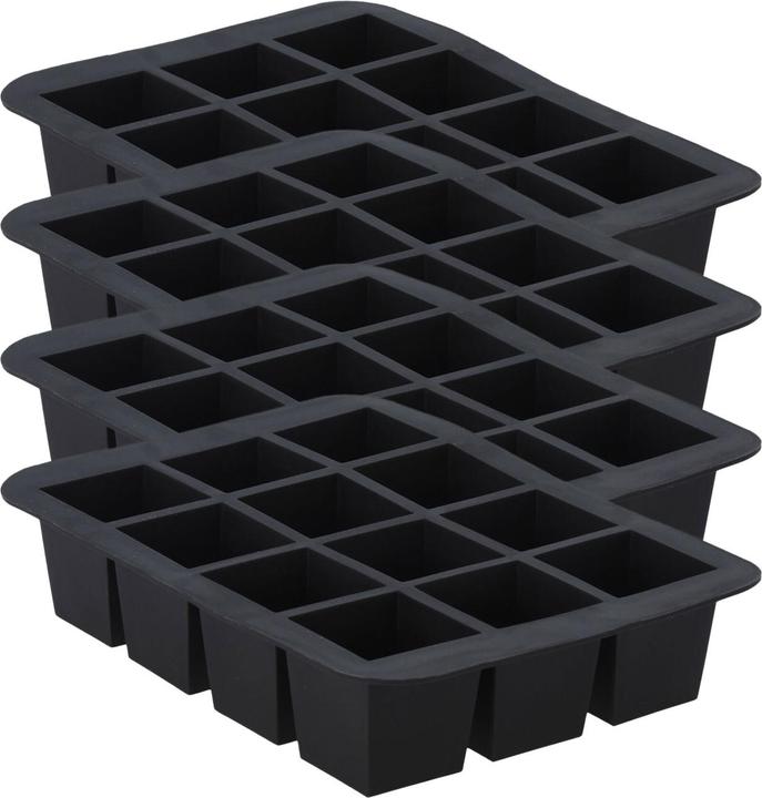 Produktbild Excellent Houseware Eiswürfelform 4er-Set für 12 XL-Eiswürfel