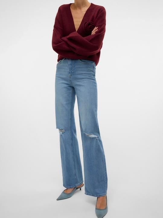 Produktbild Vero Moda VMTESSA Hohe Taille Weiter Beinschnitt Jeans Weit geschnitten (W26/L34)