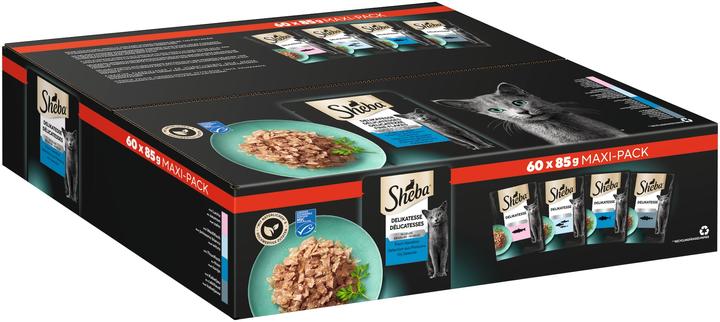Immagine prodotto Sheba Pesce in busta (Adulto, 60 pz., 5100 g)