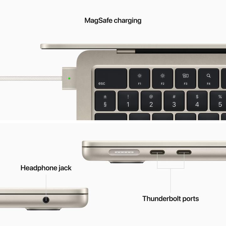 Immagine prodotto Apple MacBook Air – 2022 (13.60", M2, 16 GB, 256 GB, CH)