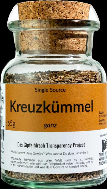 Actual product image Gipfelhirsch Cumin, whole (65 g)