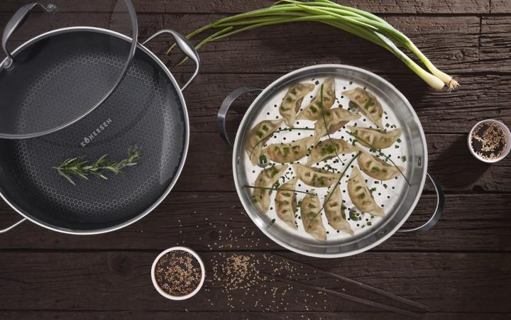 Image du produit Kohersen Garnek z powłoką DIAMOND Black Cube z funkcją gotowania na parze (28 cm  8 3l) (28 cm, Casserole, Aluminium, Acier inoxydable)