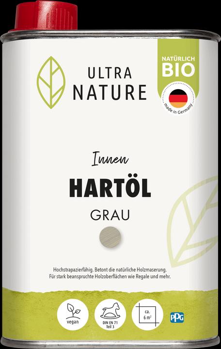 Actual product image Ultra Nature Hartöl (Grey, 0.25 l)