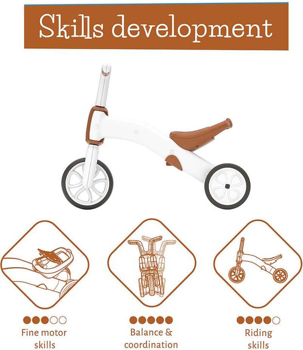 Actual product image Chillafish Bunzi Matte Edition Slider + Balance Bike 2in1