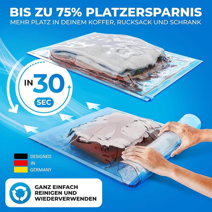 Immagine prodotto Silverrack Vakuumbeutel-Set für Reisen (12 Stück) in 3 Grössen