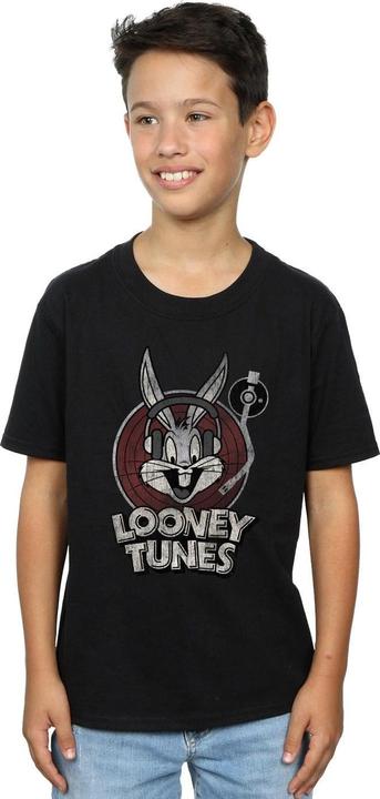 Actual product image Looney Tunes Boys Bugs Bunny Circle Cotton Logo T-Shirt (152, 158)