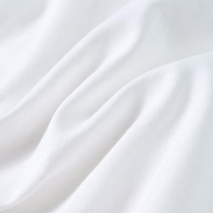 Image du produit VidaXL T-shirt pour enfants Ecru 116,Matière : 100 % coton,Couleur (116)