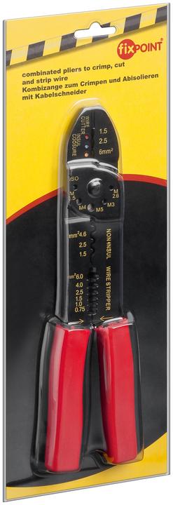 Actual product image FixPoint Crimping pliers for insulated cable lugs