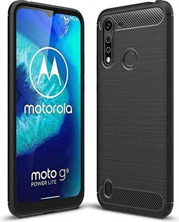 Image du produit Screenguard Motorola Moto G8 Power Lite Housse Carbon Brushed Soft TPU (Motorola Moto G8 Power Lite)