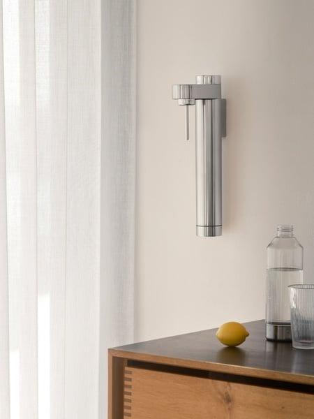 Image du produit Stelton Brus Support mural pour appareil à gazéifier l'eau Acier inoxydable