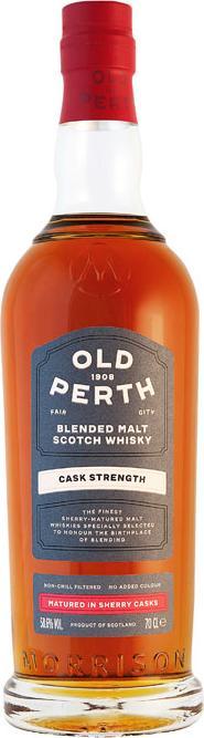 Produktbild Old Spice Old Perth Cask Strength Blended Malt Scotch Whisky Sherry Casks 58,6% Vol. 0,7l in Geschenkbox (Blended Malt Whisky)