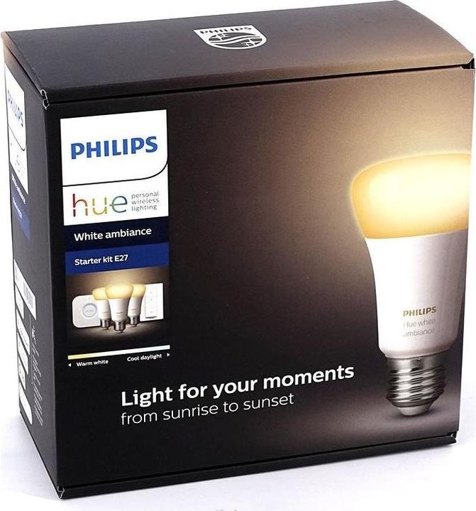 Immagine prodotto Philips Starter kit bianco Hue (E27, 9 W, 806 lm, 2 x, F)