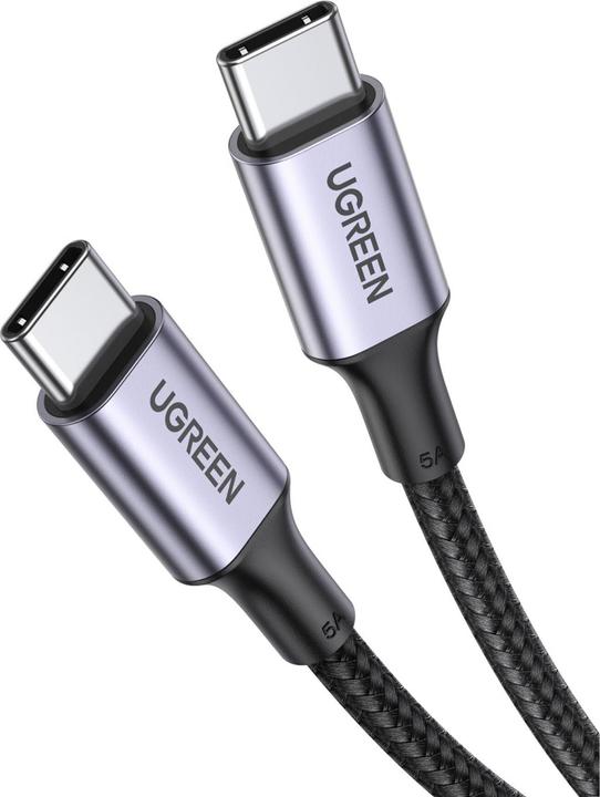 Immagine prodotto Ugreen US316 Cavo da tipo C a tipo C, 100W, 3 m (nero) (3 m, USB 2.0)