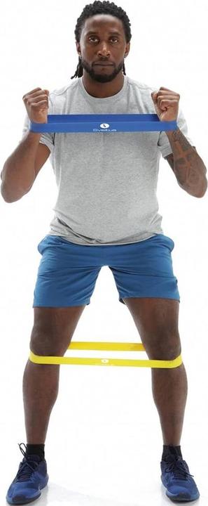 Actual product image Sveltus Aerobic Latexbänder 4er-Set (0.25 m, Easy, Medium, Strong, Extra strength)