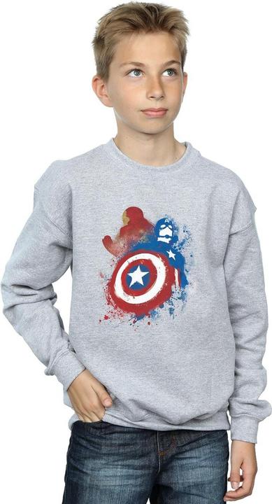 Immagine prodotto Captain America Civil War Painted Vs Iron Man Felpa Ragazzi (128)
