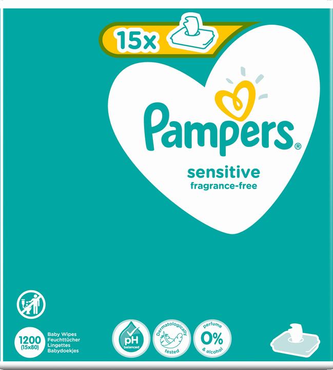 Produktbild Pampers Sensitive (1200 Stück)