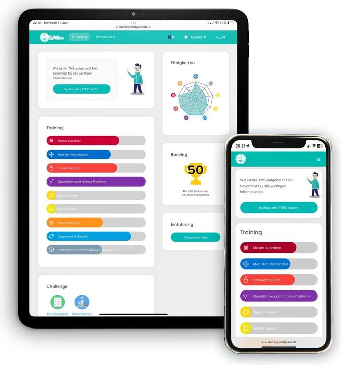 Immagine prodotto TMS & EMS Vorbereitung 2024 Komplettpaket - E-Learning und Kompendium mit Leitfaden, T (Tedesco, Alexander Hetzel, Constantin Lechner, Anselmo Pfeiffer, 2023)