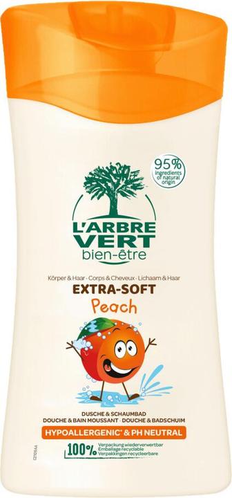 L'arbre vert Öko Shampoo & Dusche Pfirsich (250 ml)