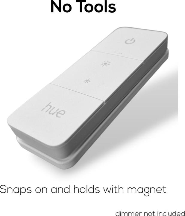 Immagine prodotto Light Solutions Staffa invisibile per l'interruttore Hue Dimmer V2