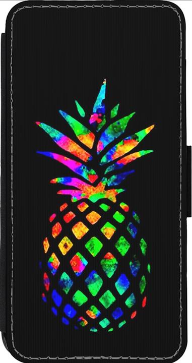 Actual product image PhoneLook Coque Wallet noir Pineapple Multi-colors (Apple iPhone 14 Pro Max)