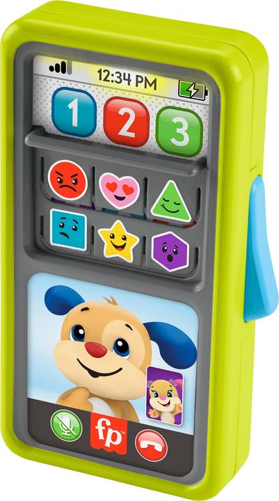 Produktbild Fisher-Price 2-in-1 Slide to Learn Smartphone (DU, F, D, I, QE) (Deutsch, Französisch, Englisch, Italienisch)