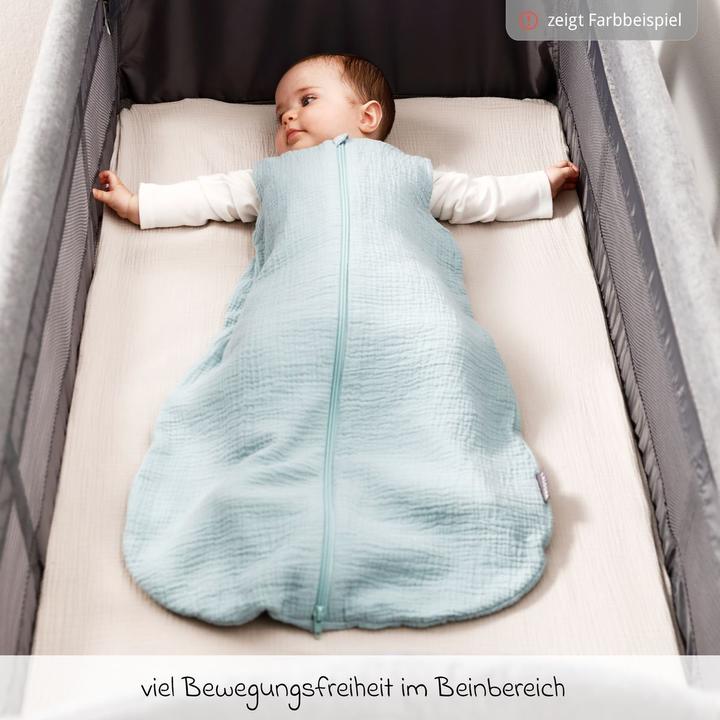 Produktbild La Loona LaLoona Schlafsäcke Sommer-Schlafsack Musselin / Mull - Beige (60 cm)