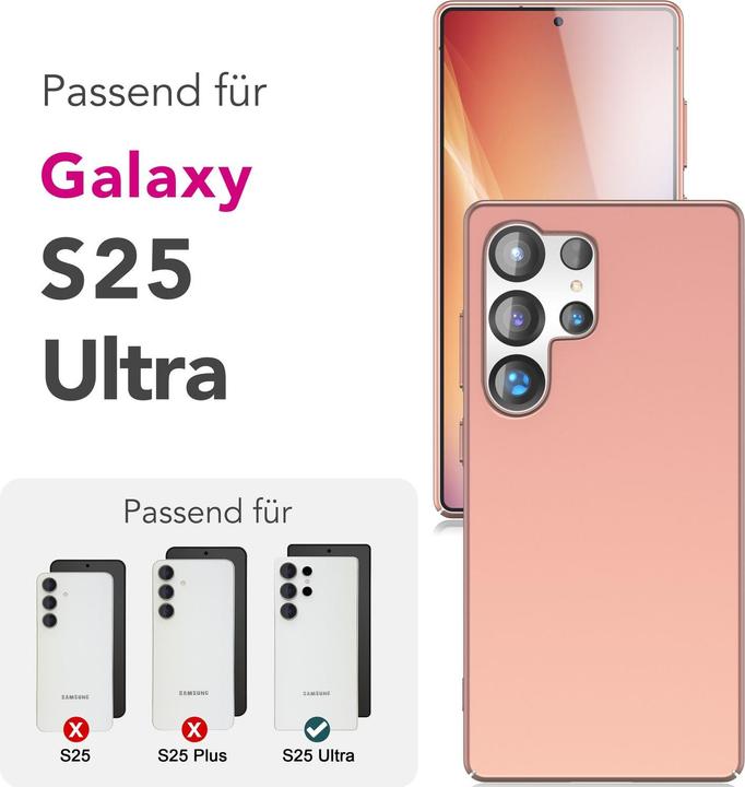 Actual product image Nalia PureFit - Ultra Dünne 0,5mm Leichte Hülle - Slim Fit Hardcase (Samsung Galaxy S25 Ultra)