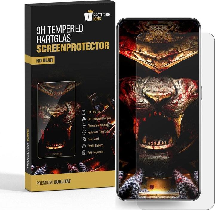 Produktbild Protectorking 2x 3D A++ echtes Tempered 9H Panzerhartglas KLAR (2 Stück, Xiaomi Redmi Note 10)