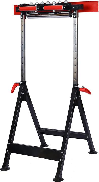 Actual product image XPOtool Universal 4in1 Trestle 83-129cm as Roller, V-Roller and Roller Ball Stand for DIY or Pro Woodworking (6.10 cm, 75.50 cm)