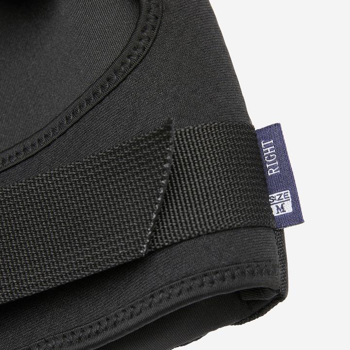 Actual product image Decathlon Adult 3-Piece Skateboarding Protector Set Pad500 Black (L, Knee pad, Wrist protectors, Elbow protectors, Unique specimen)