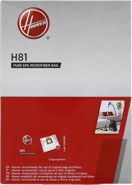 Immagine prodotto Hoover Sacchetto per la polvere H81 (1 x)