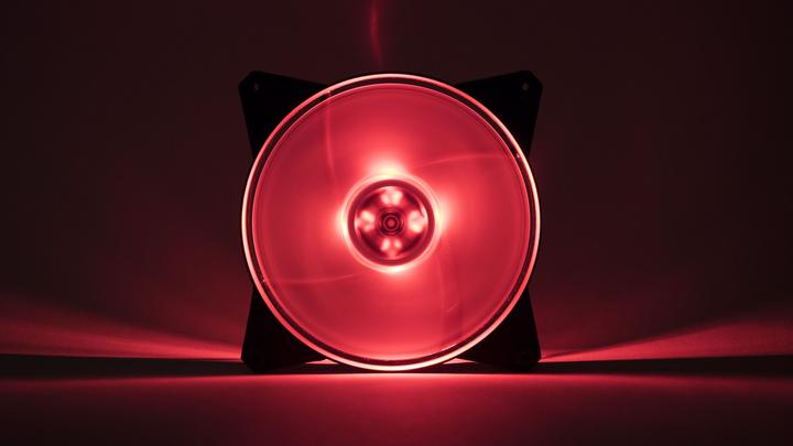 Actual product image Cooler Master MasterFan Pro 120 Air Balance RGB + Controller (120 mm, 3 x)