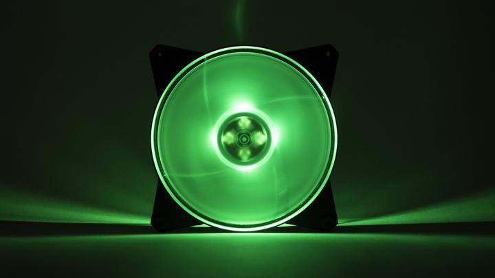Actual product image Cooler Master MasterFan Pro 120 Air Balance RGB + Controller (120 mm, 3 x)