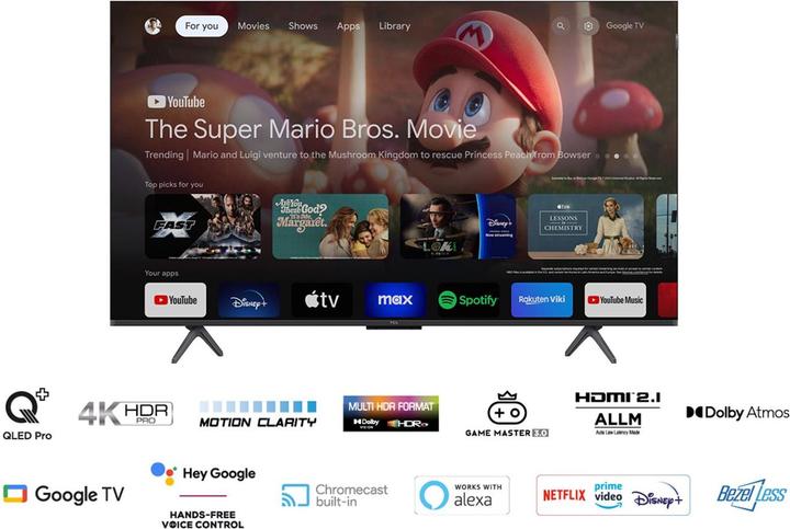 Produktbild TCL 50C655 (50", QLED, 4K, 2024)