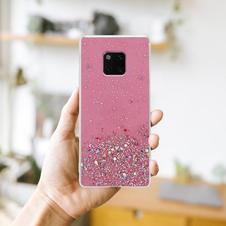 Actual product image Cadorabo TPU cover sparkling glitter (Mate 20 Pro)