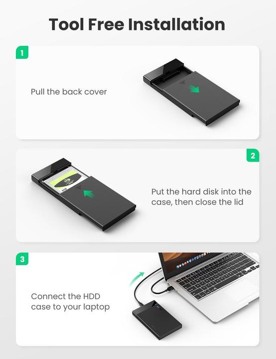 Produktbild Ugreen Hard Drive Gehäuse (2.5")