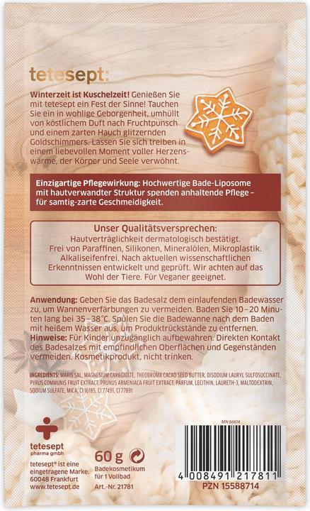 Produktbild Tetesept Winter Wohlfühl-Momente Set 3x60g (Badesalz)