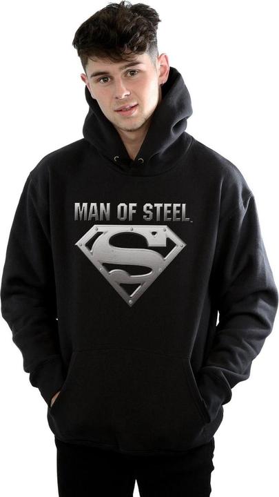 Image du produit - Sweat à capuche SUPERMAN MAN OF STEEL SHIELD - Homme (XXL)