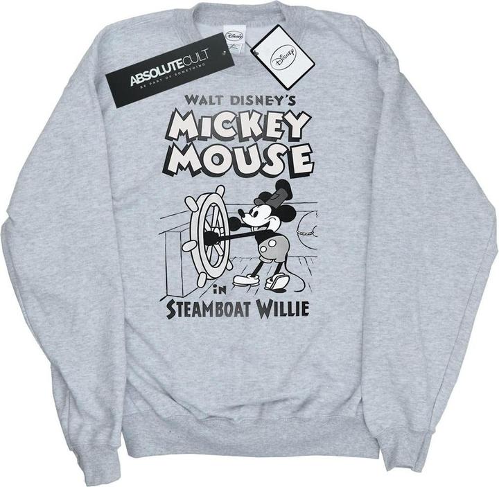 Produktbild Disney Mickey Mouse Steamboat Willie Sweatshirt Mädchen (140, 146)