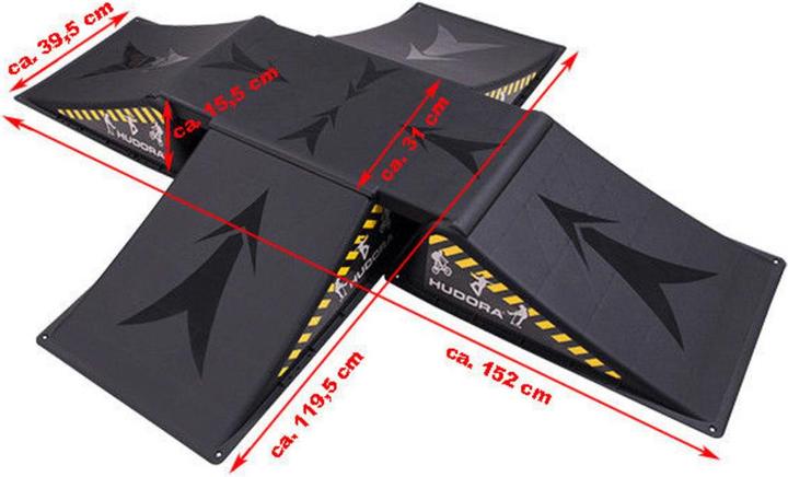 Produktbild Hudora Skater Rampen Set, 5-teilig