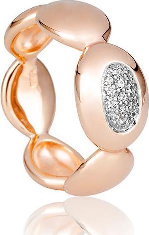 Actual product image Breuning RING - BRILL. 0.088 Ct. H/si (61, 585/14 K Gold)