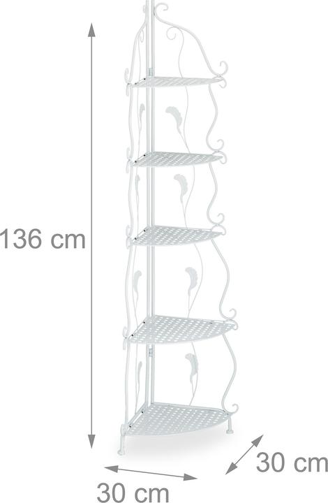 Immagine prodotto Relaxdays Scaffale ad angolo