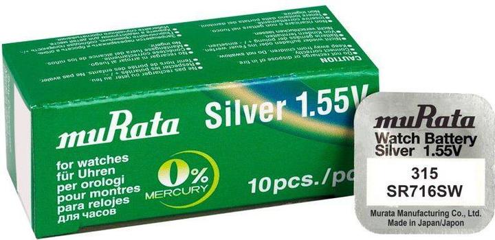 Immagine prodotto Murata Celle a bottone 315 (10 pz., 23 mAh)
