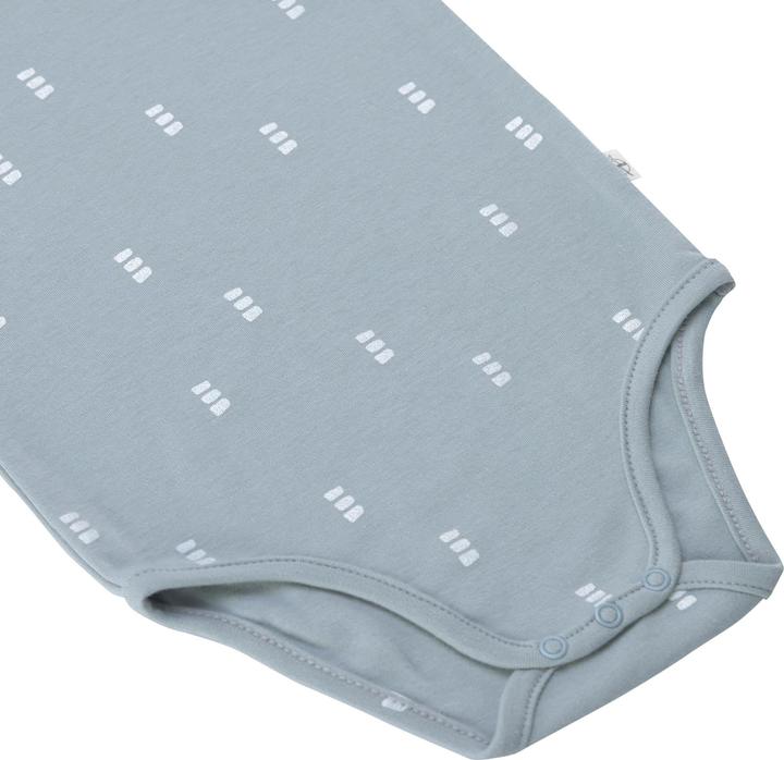 Produktbild Lässig Langarm-Body Blocks Hellblau Gr. 86/92 (92)