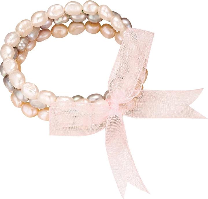 Actual product image Valero Pearls Ladies freshwater cultured pearl 19.0 cm - 33970 (19 cm, Organza)