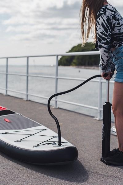 Actual product image Pure Pure2improve Stand-Up Paddle Board 4Fun Basic 320 (white/red/grey, 320cm × 76cm × 15cm, 10.6kg)