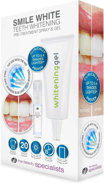 Image du produit Rio Spray de prétraitement et gel blanchissant Smile White (30 ml, Gel)
